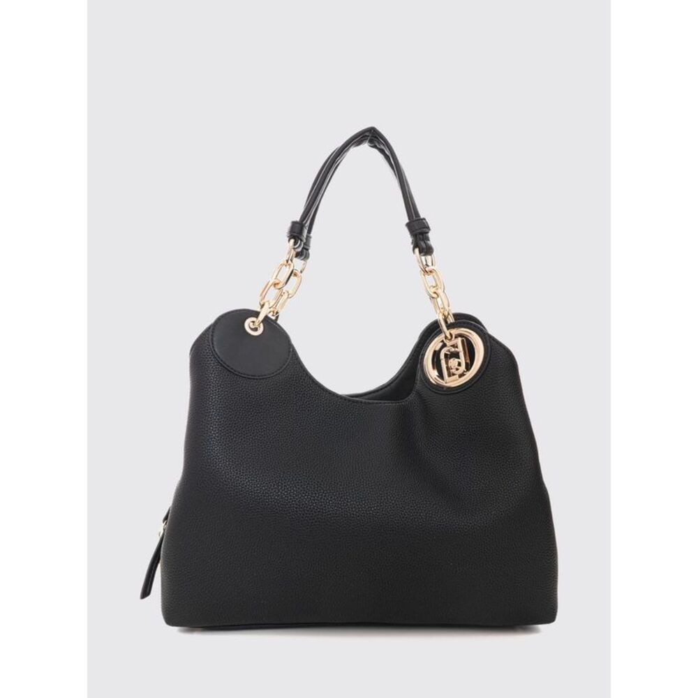 Liu Jo Women Liu Jo Grained Faux Leather Shoulder Bag With Double Handle